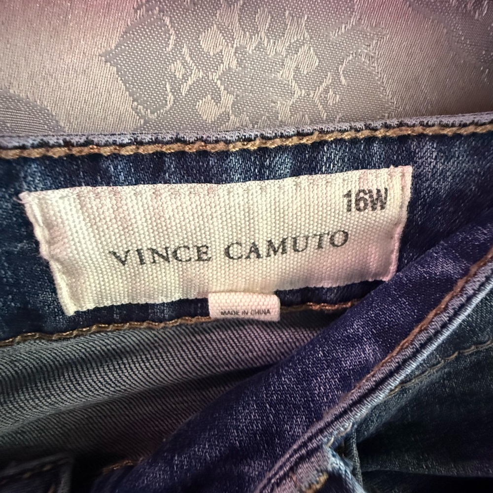 Vince Camuto Dark Blue Denim Pants